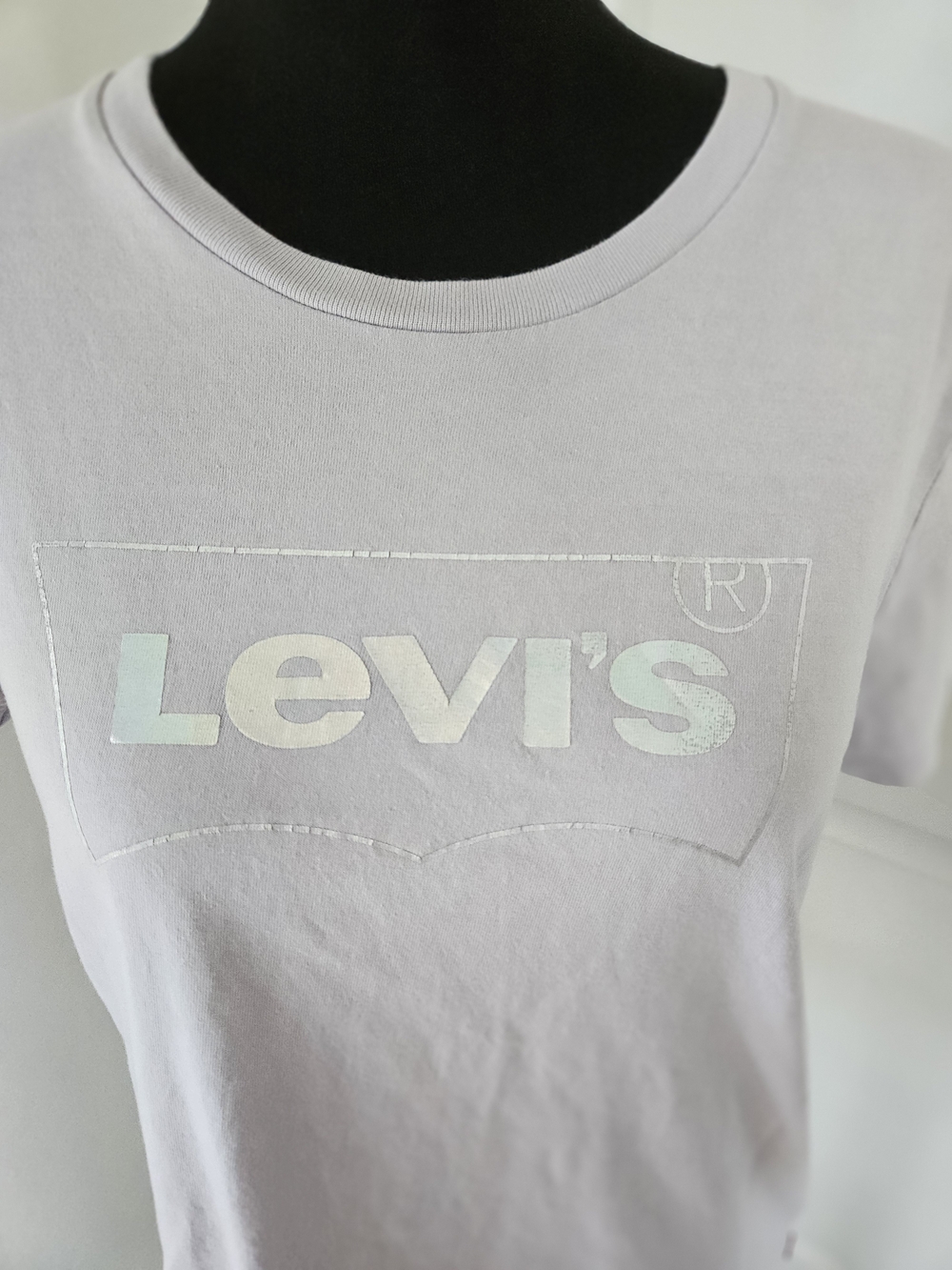 Levi's Lavender Short Sleeve Logo Tee sz M